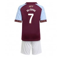 Aston Villa John McGinn #7 Koszulka Podstawowa dzieci 2025-26 Krótki Rękaw (+ krótkie spodenki)